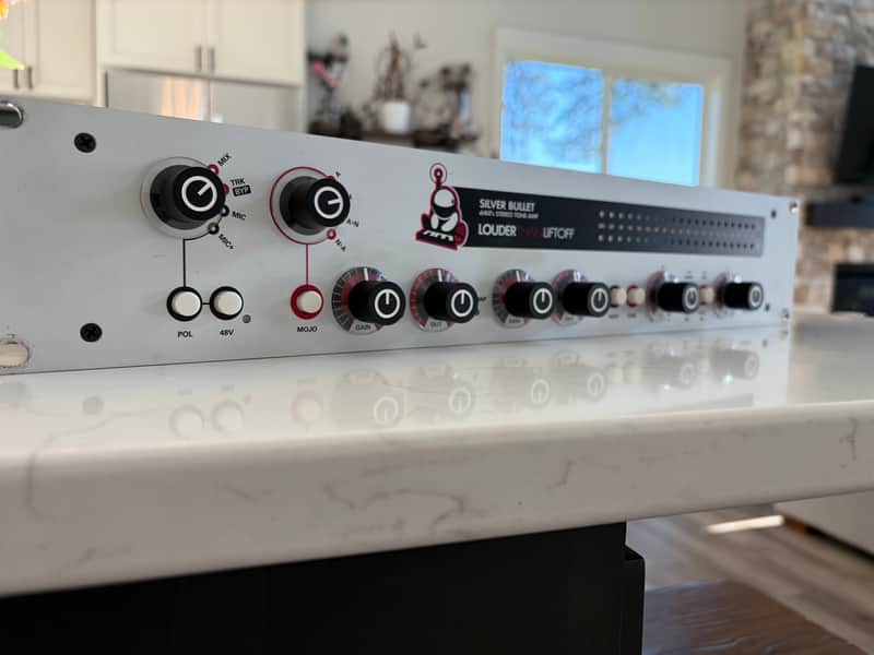 Louder Than Liftoff Silver Bullet Stereo Tone Amp 2010s - Silver