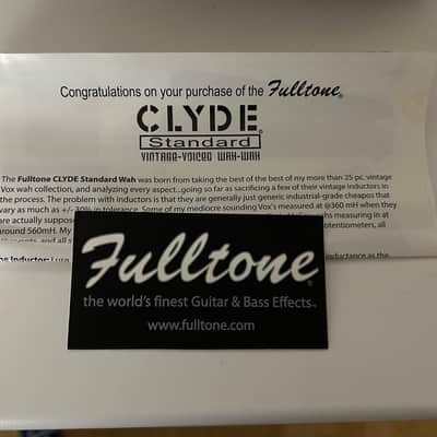 Fulltone Clyde Standard Wah 1997 - 2020 - Black image 4
