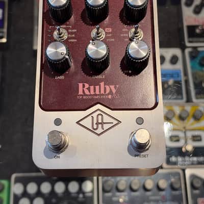 Universal Audio Ruby ’63 Top Boost Amplifier - Ruby / Silver image 1