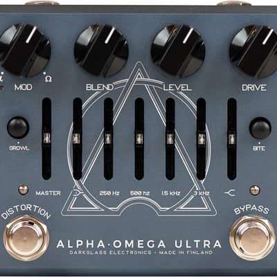 New Darkglass Alpha Omega Ultra V2 w/ Aux-In Dual Bass Preamp Overdrive Pedal image 2