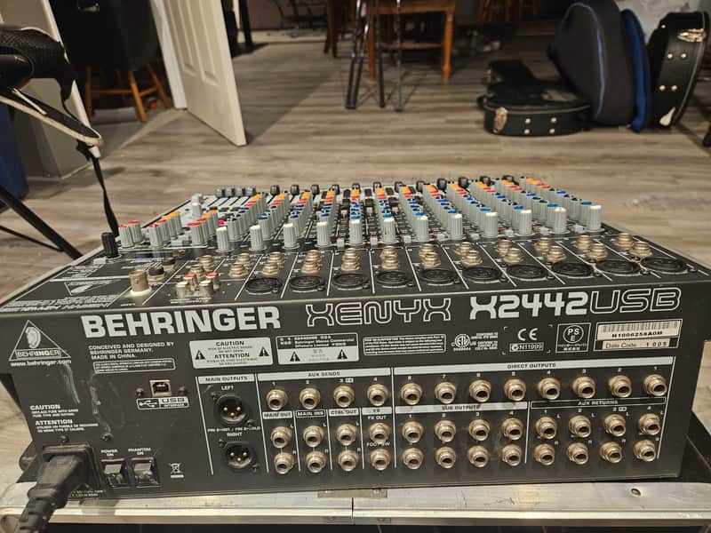 Behringer Xenyx X2442USB 24-Input Mixer with USB and Effects 2010 - Present - Standard image 1