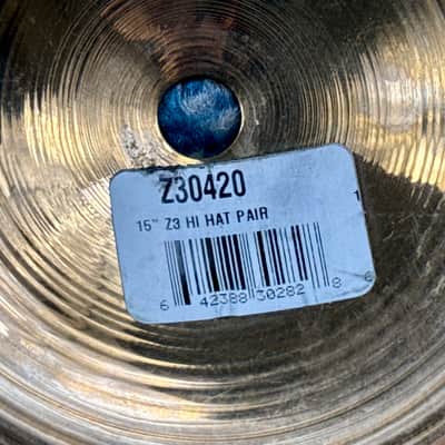 THOMAS PRIDGEN!! 15" Zildjian Z3 MASTERSOUND Hihats 1298g 1729g image 11