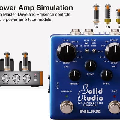 NUX NSS-5 Solid Studio IR Loader and Power Amp Simulator Pedal image 8