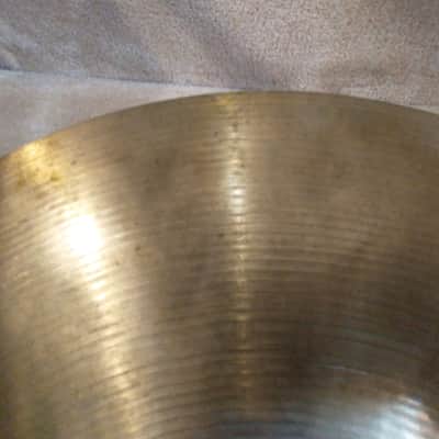 Zildjian Vintage avedis 18-in crash or light ride 1960s/early 70s excellent! image 7