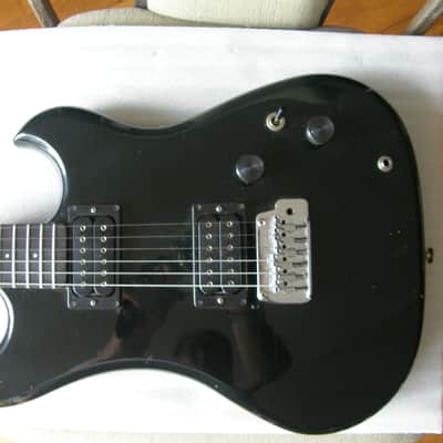 Westone Spectrum ST Black Tremolo Two humbuckers medium jumbo Matsumoku Japan image 3