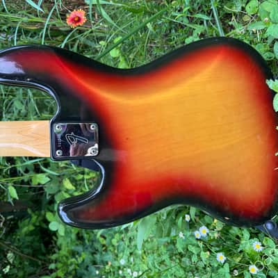 1973 Fender Jazz Bass - Rosewood Fretboard - Sunburst - OHSC image 4