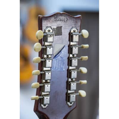 1966 Gibson B-25-12N natural image 4