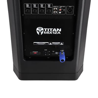 Rockville TITAN MIX12A 12" Powered Array Speaker/Sub 8-Channel Mixer PA System+Facade image 18