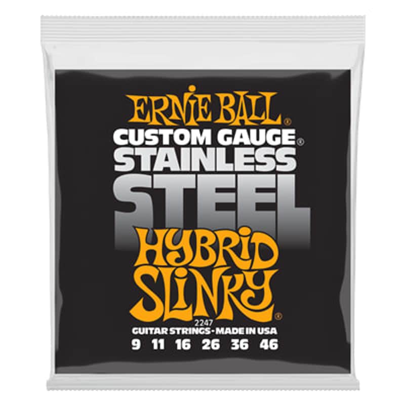 Ernie Ball Ernie Ball Stainless Steel Hybrid Slinky Set 9-46 S...