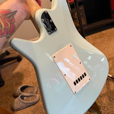 Sterling AL40 Albert Lee Signature HH with Jatoba Fretboard 2018 - 2021 - Daphne Blue image 3