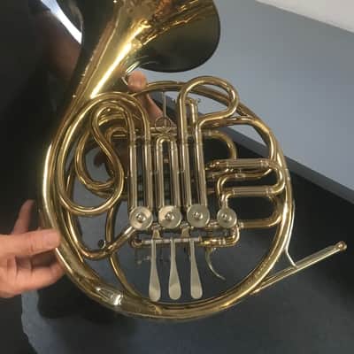 C.G. CONN 6D Double French Horn w/ 1 Conn 3 mouth pieces, B & H mute, Case + Accessories. Sale Benefits Music Education Non Profit! image 3