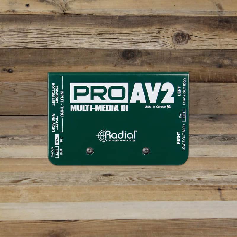 Open Box Radial Engineering ProAV2 Multimedia Direct Box image 1