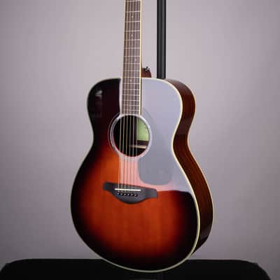 Yamaha FS830 Small Body Acoustic Guitar Tobacco Sunburst image 5