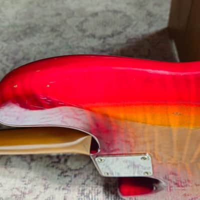 Fender Jazz Bass 1991 - Photo Flame. Made In Japan image 8