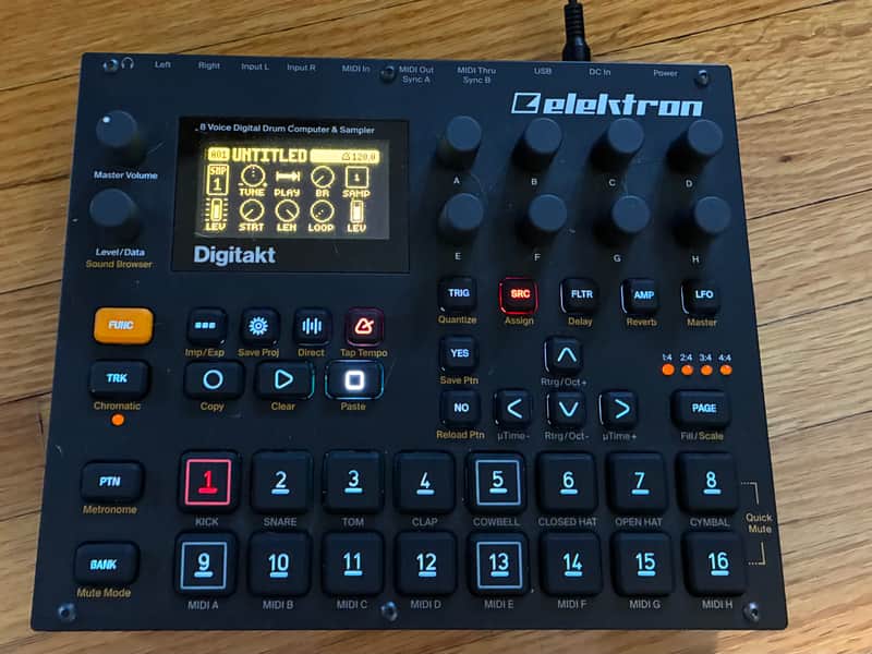 Elektron Digitakt 2017 - 2024 - Black image 1