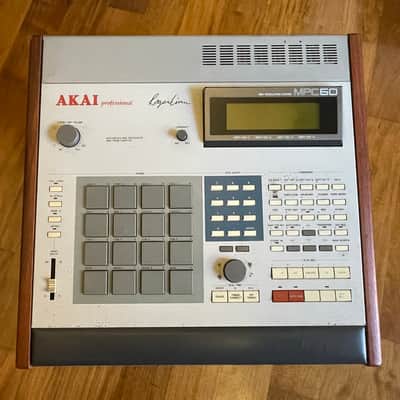 AKAI MPC60 SAMPLER + SEQUENCER | MAX UPGRADES | CUSTOM WOOD SIDES | EXC. COND. image 2