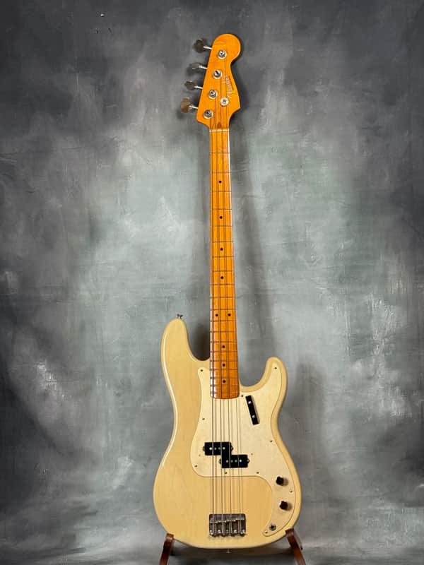Fender American Vintage '57 Precision Bass 1985 - 1989 - White Blond image 1