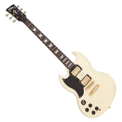 Vintage LVS6 Reissued Series Double Cut Left-Handed