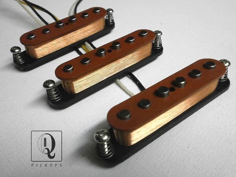 HOT Stratocaster SET A2 Guitar Pickups Custom Hand Wound Fits Fender Strat by Q pickups image 1