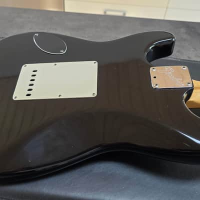 1989 Fender Stratocaster US Plus Black Custom Active Tone Circuit Lace Sensor Pickups Sperzel Locking Tuners American Vintage 80s 90s USA Guitar Deluxe Hard Case 89-1990 image 13