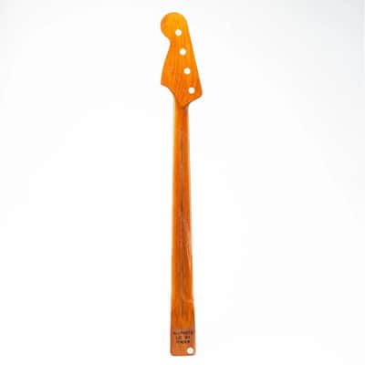 Allparts TMSWYR-RM Select Tribute Series "Tom Sawyer" Replacement Jazz Bass Neck Roasted Maple - Licensed by Fender image 6