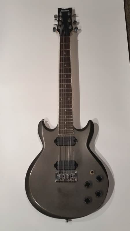 Ibanez AX7221 7-String Electric Guitar Metallic Gray image 1