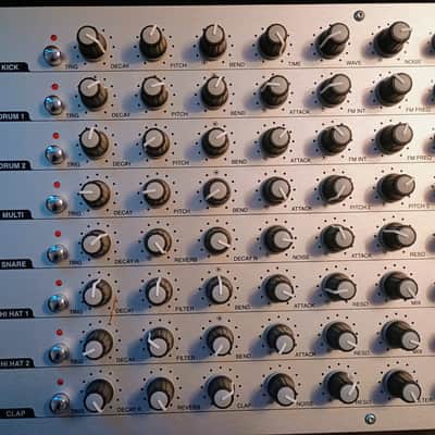Vermona DRM1 MKIII Analog Drum Machine 2000s - Silver image 2