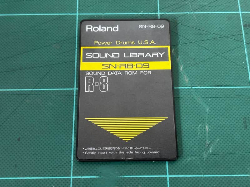 Roland SN-R8-09 POWER DRUMS USA ROM CARD for R8 R-8 MKⅡ image 1