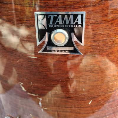 Tama Superstar Mahogany 3 Piece Shell Pack 1980's image 7