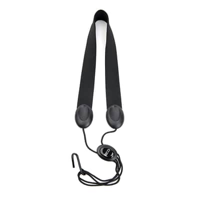 D'Addario SLA11 Tenor / Baritone Saxophone Strap, Black Nylon image 1