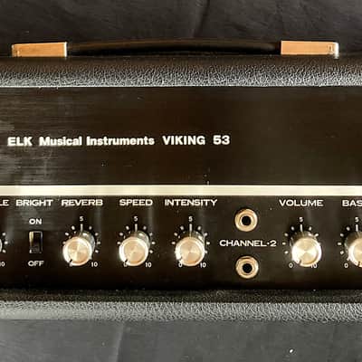 ELK VIKING 53 AMP HEAD VINTAGE MIJ 1970s *COOL TREMOLO!* ***AUGUST AMP CLEARANCE SALE*** image 1