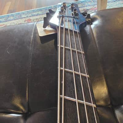 2022 Spector NS Dimension 5 Bass - Black and Blue Gloss - w/Case image 12
