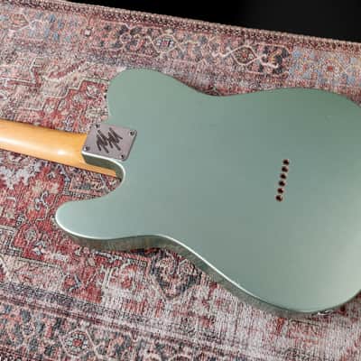 Mario Guitars T-Style 2024 - Aged Firemist Silver Relic w/ Budz / Mojotone pickups. NEW, (Authorized Dealer) image 6