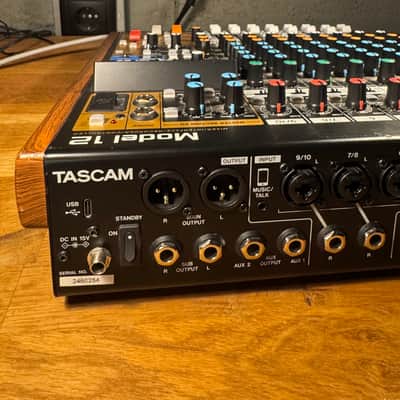 TASCAM Model 12 Multitrack Recorder / Mixer / USB Interface 2020 - Present - Black with Wood Cheeks image 11