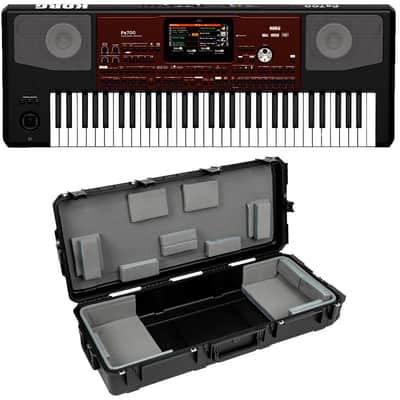 Korg PA700 61-key Arranger with 370+ Music Styles, 1,700+ Sounds + SKB 3I-4217-TKBD Case