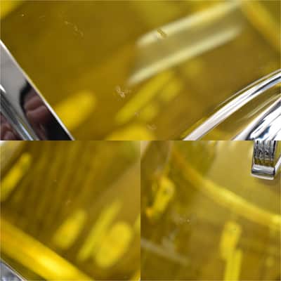 Vintage Ludwig Yellow Vistalite, Super Clean "Bonham" sizes: 14, 16, 18, 26 image 14