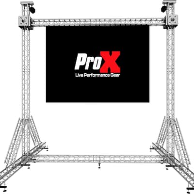 LED Screen Display Panel Video Fly Wall Truss Ground Support System 30'W x 30'H TriGrip