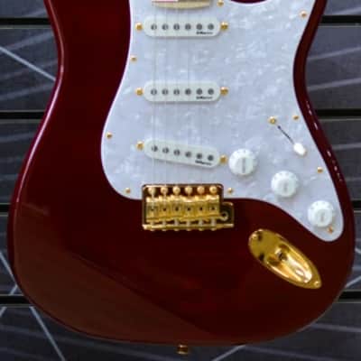 Fender Made in Japan Artist Richie Kotzen Stratocaster Electric Guitar Red Burst Incl Gig Bag image 6