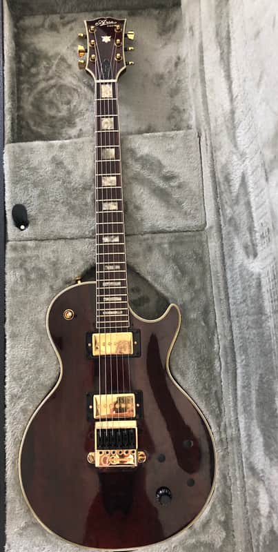 Aria Pro II  Custom Single Cut 1974 Dark cherry brown image 1
