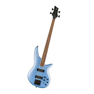 Jackson X Series Spectra Bass SBX IV 4-String Right-Handed Bass Guitar with Nyatoh Body and Laurel Fingerboard (Matte Blue Frost) image 3