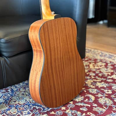 Jay Turser JTA53 3/4 Acoustic Guitar Left-Handed - Blackwood Fingerboard, Natural image 7
