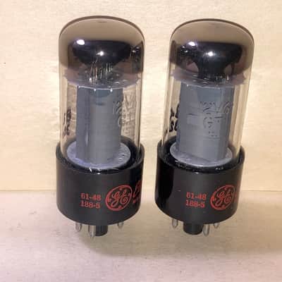 1961 GE 12V6GT Tubes, Matched Pair, NOS Testing, Matched Codes image 2