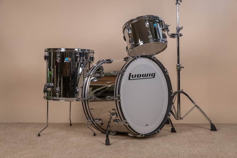Ludwig Stainless Steel 50th Anniversary Pro Beat Drum Set image 1