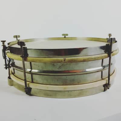 Ludwig&Ludwig 3.5x13"Junior Orchestra Snare Drum Vintage 20s NOB Brass Shell image 4