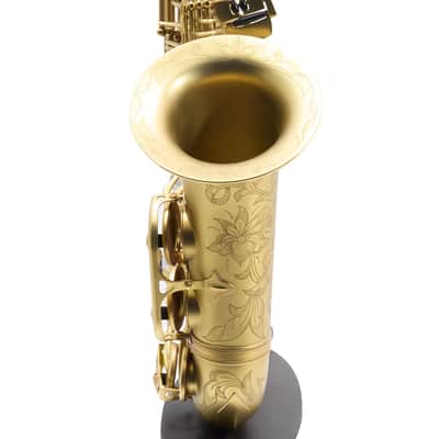 Antigua Winds Model AS4348CU Alto Saxophone in Unlacquered Brass SN UAS110015 image 12