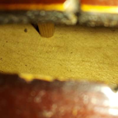 Antonius Stradivarius Cremonensis Faciebat Copy Anno 17 Violin Natural Wood image 16