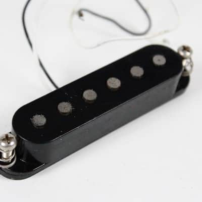1978-1979-1980-1981 Vintage Fender Stratocaster NECK Pickup Black ~CLEAN~ Strat 1970s image 2