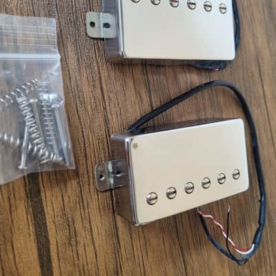 Strandberg HH Hot PAF Humbucker Pickups Set Chrome image 2
