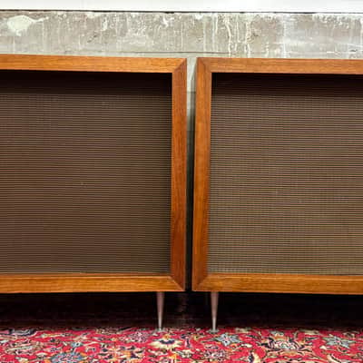 JBL C37 Rhodes Speakers System 001 1960s - Walnut image 2