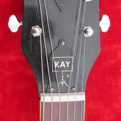 Kay Swingmaster Guitar & Univox Tube Amp 1960's (Grassi Custom Branded) image 6